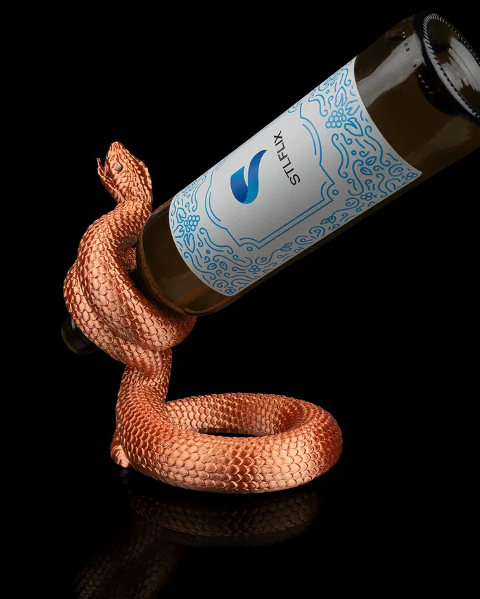 Segurador de vinho cobra